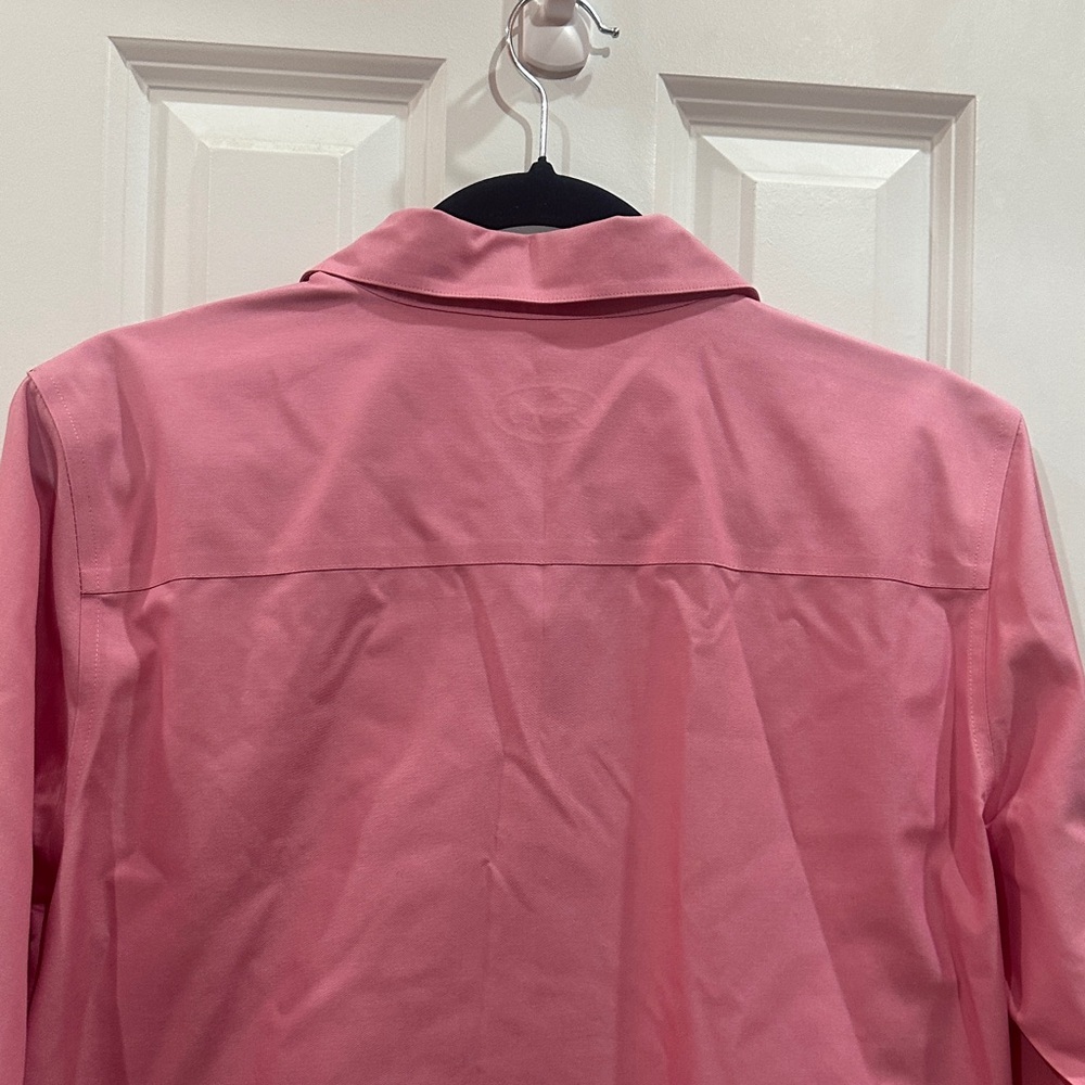 NEW Wrinkle-Free Pink Shirt size 10 - Picture 7 of 9